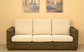 Sofa Rustico Cubic Abaca Cebra Oscura