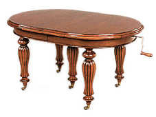 Mesa Victoriana Oval 4 Extensibles