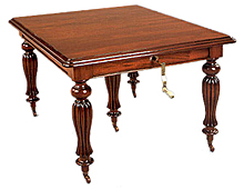 Mesa de Comedor Victoriana Rectangular 5 Patas