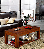 Mesa de Centro Rustica Larson Rectangular