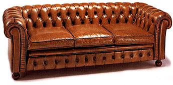Sofa Clasico Chester Piel Ingles