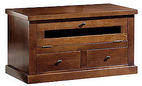 Mueble de Tv Rustico Puerta Abatible
