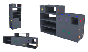 Librería modular Griz