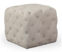 Pouf lavardens vintage Artisan tufted