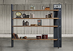Librería vintage Loft