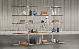 Librería vintage Cubic
