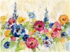 Cuadro canvas sunshine field flowers