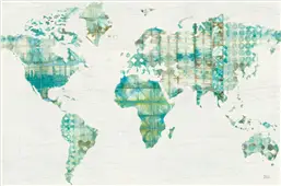 Cuadro canvas kanari map
