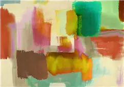 Cuadro canvas sensaciones de color