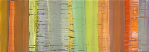 Cuadro canvas abstracto tropical