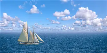 Cuadro canvas fotografia navegando en el oceano