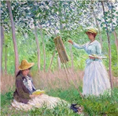 Cuadro canvas claude monet en el bosque en giverny Cuadro canvas claude monet en el bosque en giverny