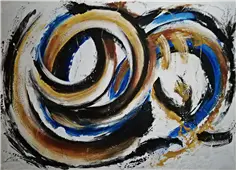 Cuadro pintura original waves