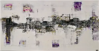 Cuadro pintura original reflejos