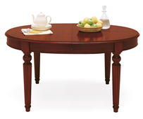 Mesa de Comedor Madera de comedor de manivela oval extensible cl�sica Victoriana Mesa de Comedor Madera de comedor de manivela oval extensible cl�sica Victoriana