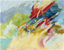 Cuadro canvas abstracto felicidad