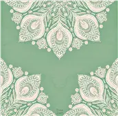 Cuadro canvas patron bohemio