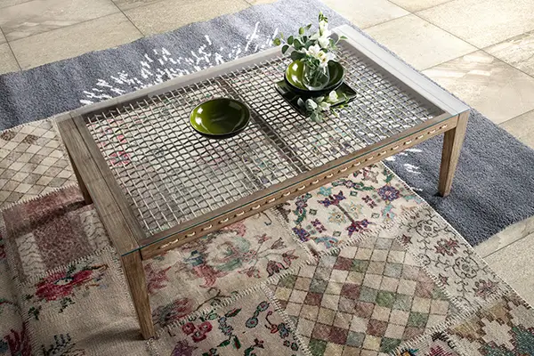 Mesa de centro de terraza cuerda León