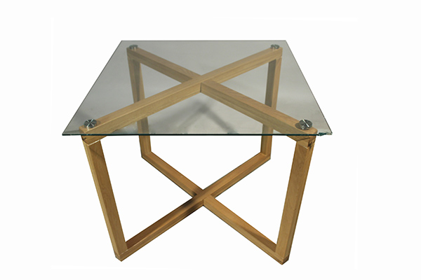 Mesa de comedor cristal nórdica Cross Lig.defectos