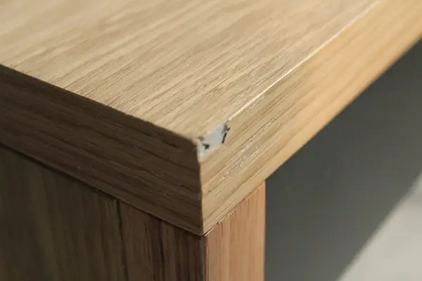 Mesa de escritorio 2 cajones nórdica Osaka Lig.defectos