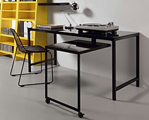 Mesa de Escritorio Negra Malmo