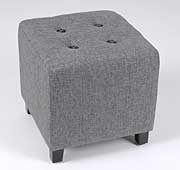 Set 2 Puff Boton Negro
