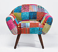 Butaca Colores Velvet Patchwork - Butacas Vintage - Muebles Vintage