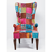 Sillon Colores Velvet Patchwork - Butacas Vintage - Muebles Vintage
