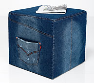 Set 4 Taburetes Jeans