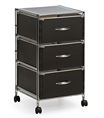 Modulo 3 Cajones Negro Seki