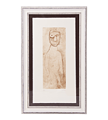 Cuadro Grabado Hombre Marr�n - Cuadros y Tablas - Objetos de Decoraci�n