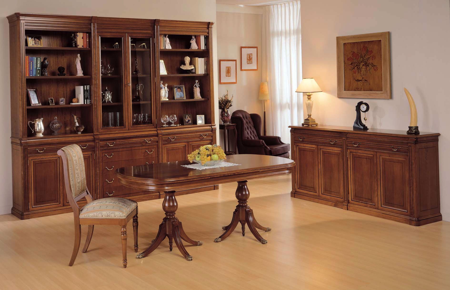 Mesa de comedor extensible oval regencia en Portobellostreet.es Mesa de comedor extensible oval regencia en Portobellostreet.es