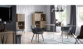 Comedor Drihxen cristal