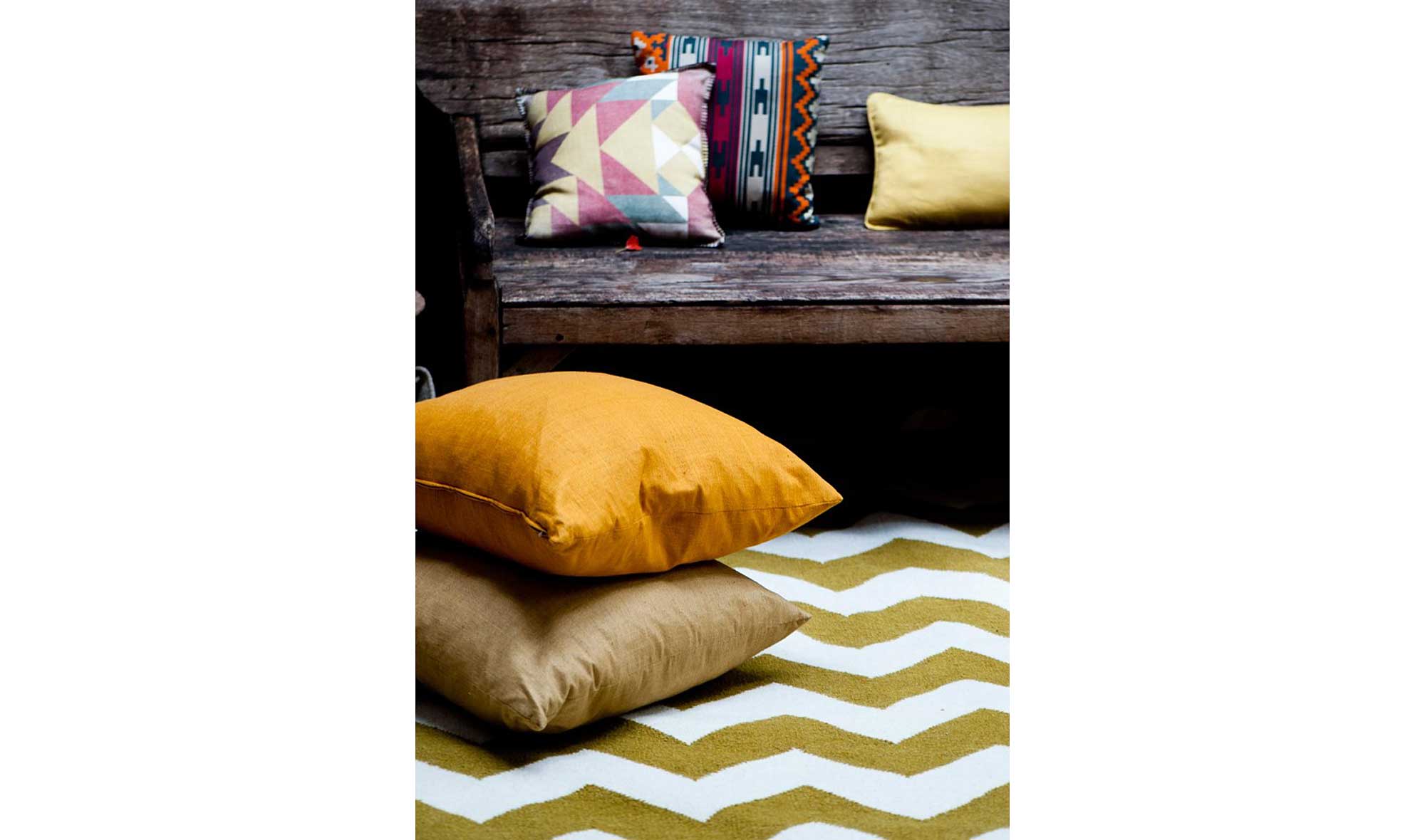 Alfombra Zig Zag Mostaza Alfombra Zig Zag Mostaza