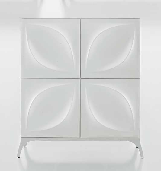 Aparador moderno Alto 4 Puertas Leaves en Portobellostreet es Aparador Walmart ~ Aparador moderno Alto 4 Puertas Leaves en Portobellostreet es