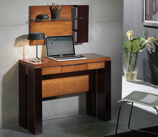 Consola mesa de comedor extensible moderna watson en ... Mesa extensible outlet cerezo