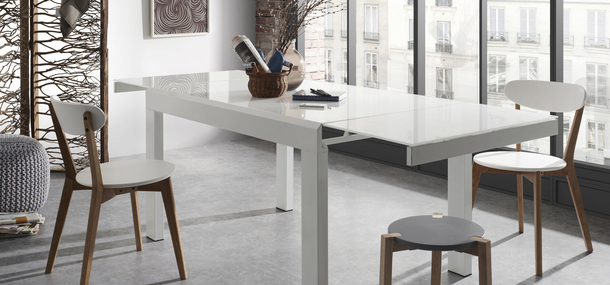Mesa de comedor extensible CALENDA no disponible en Portobellostreet.es Mesa de comedor extensible CALENDA no disponible en Portobellostreet.es