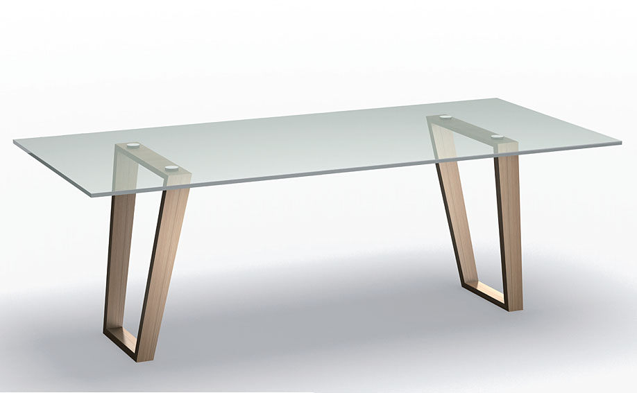 Mesa de comedor moderna cristal Benedicta en Portobellostreet.es Mesa de comedor moderna cristal Benedicta en Portobellostreet.es