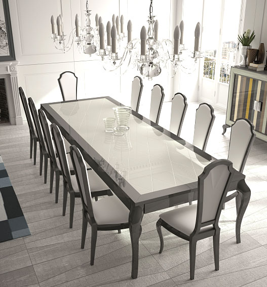 Mesa de comedor moderna planck no disponible en portobellostreet.es Mesa comedor moderna