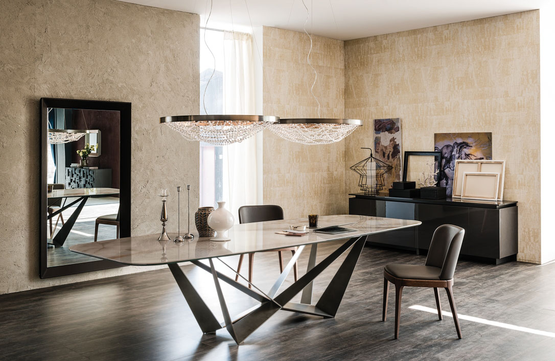 Mesa comedor skorpio keramic alabastro en cosas de ... Diseño Muebles comedor