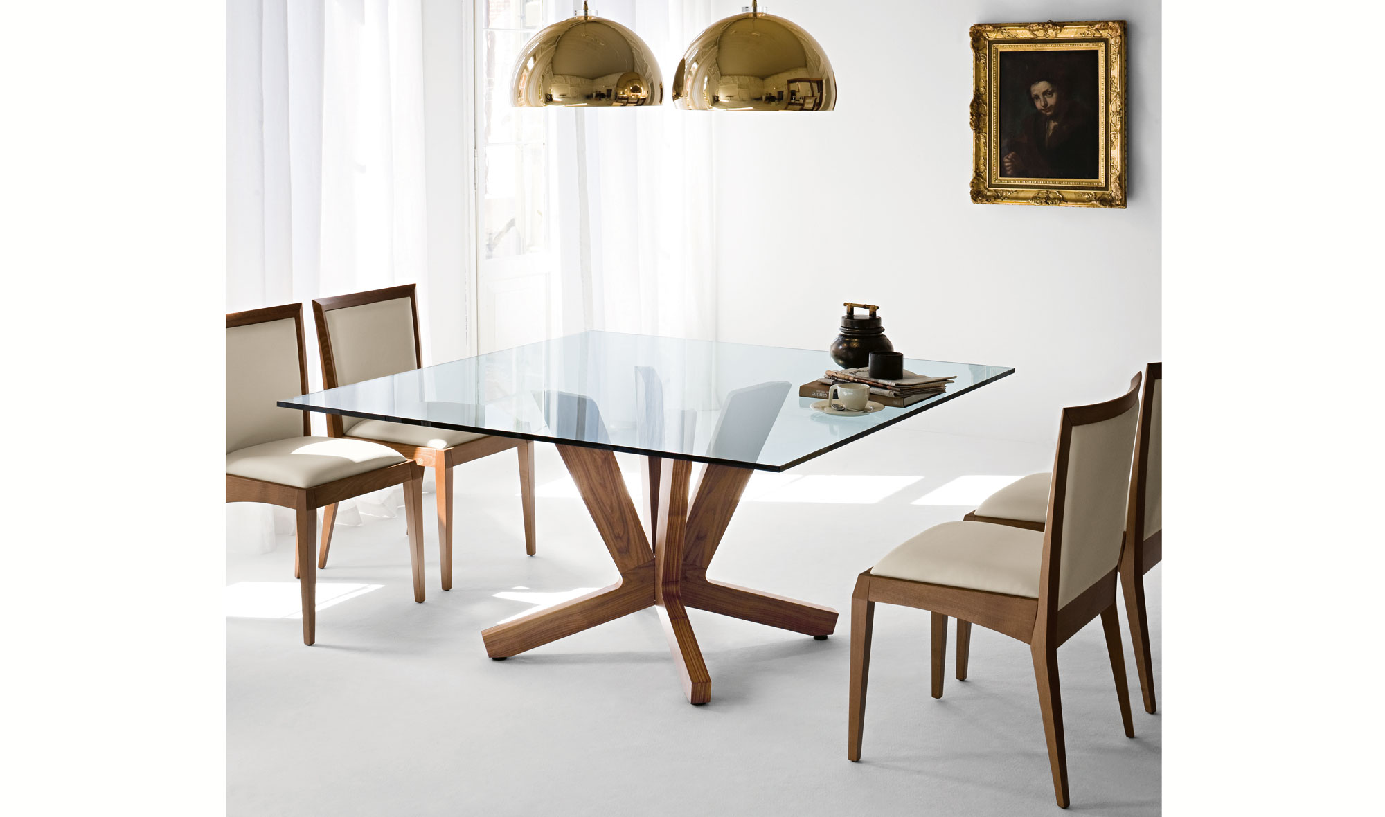 Mesa de comedor cuadrada moderna Goblin Cattelan de lujo en ... Mesa de comedor cuadrada moderna Goblin Cattelan de lujo en ...