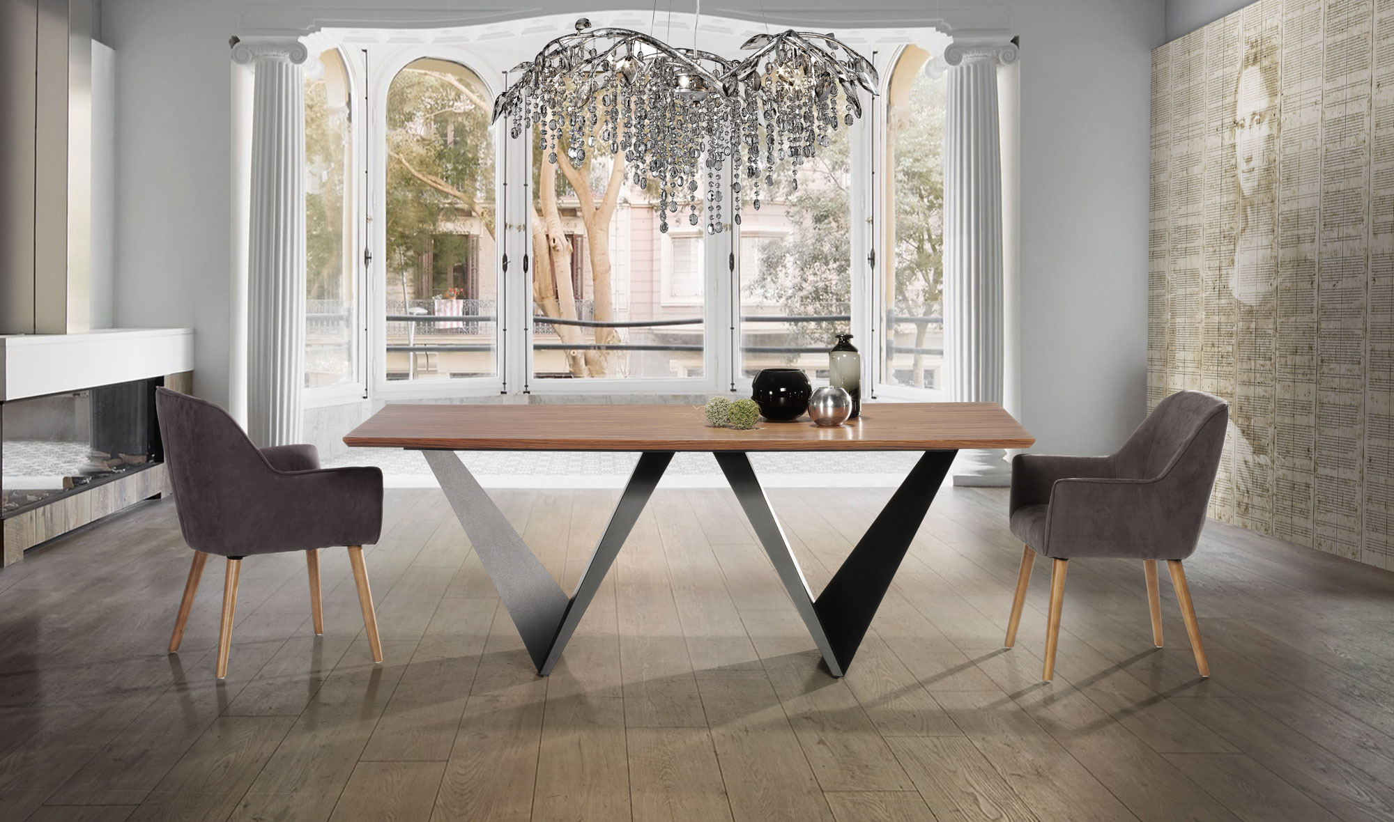 Mesa de comedor haut de gamme Ordesa en Portobellostreet.es Mesa de comedor haut de gamme Ordesa en Portobellostreet.es