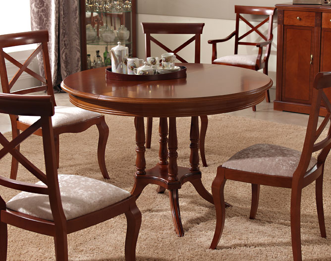Mesa de comedor redonda extensible clásica matea no disponible en ...