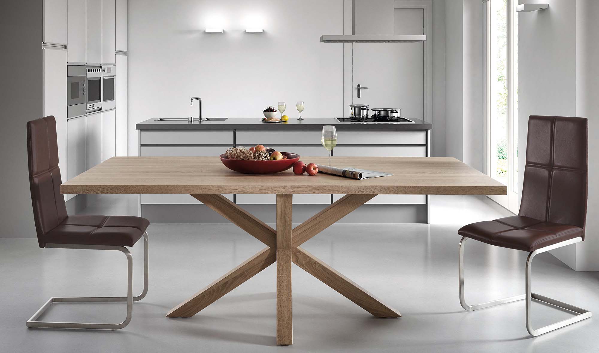 Mesa de comedor roble natural ARYA no disponible en Portobellostreet.es Mesa de comedor roble natural ARYA no disponible en Portobellostreet.es