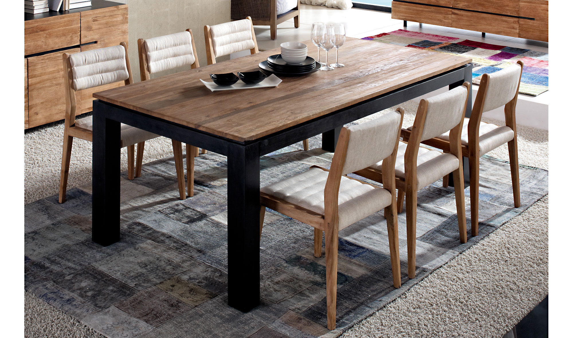 Mesa de comedor vintage Avana no disponible en Portobellostreet.es Mesa de comedor vintage Avana no disponible en Portobellostreet.es