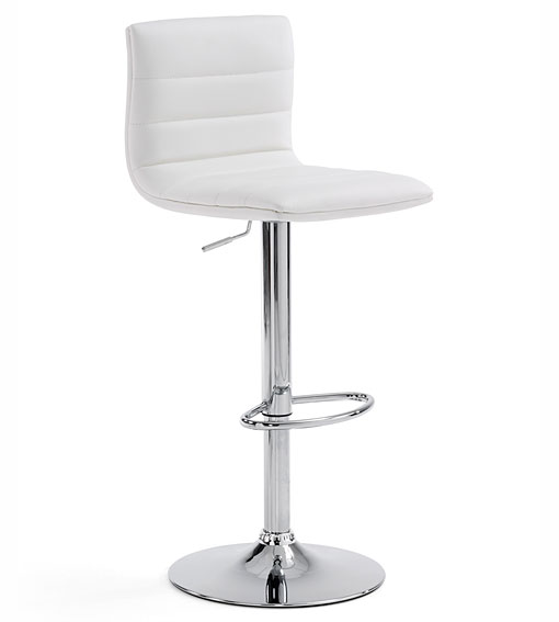 Taburete blanco Moderno Barnard Taburete blanco Moderno Barnard