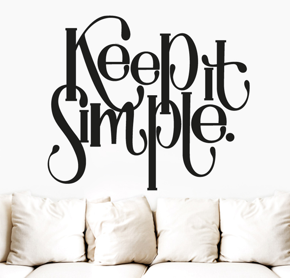 Vinilo keep it simple Vinilo keep it simple