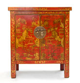 mueble colonial Aparador_Chino_Rojo_2_Puertas