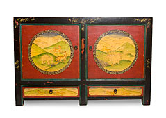 mueble colonial Aparador_Mongolia_2_Puertas_2_Cajones_IV
