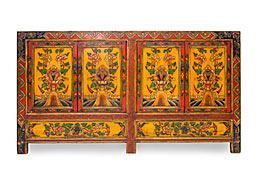 mueble colonial Aparador_Tibetano_4_Puertas_2_Cajones